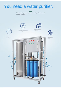 Grand purificateur <span class=keywords><strong>d</strong></span>'<span class=keywords><strong>eau</strong></span> <span class=keywords><strong>potable</strong></span> industriel et commercial à osmose inverse (RO) adoucisseur <span class=keywords><strong>d</strong></span>'<span class=keywords><strong>eau</strong></span> 220V 1000L/h 1500W Équipement de traitement 1 - Product Image 4