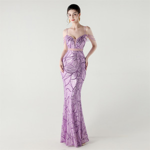 33375 # Новое вечернее платье ручной работы с бисером, кружевом и вырезами, для официальных мероприятий, свадеб и красной дорожки, <span class=keywords><strong>2025</strong></span> год - Product Image 5