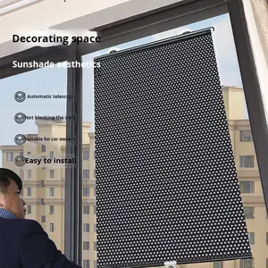 OEM/ODM Pare-<span class=keywords><strong>soleil</strong></span> d'été automatique rétractable <span class=keywords><strong>Store</strong></span> à enrouleur Fournitures automobiles avec isolation thermique Protection solaire Matériau PVC - Product Image 2