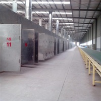 Ligne de production de plaques de plâtre en gypse entièrement automatique à moteur, capacité de 2 à 30 millions de m² pour panneaux muraux décoratifs