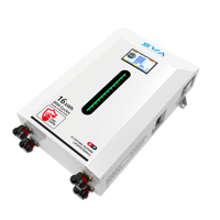 Batterie murale domestique au lithium 51,2 V (8000 cycles) 48 V 300 Ah 314 Ah 15 kWh LiFePO4 Powerwall pour stockage d'énergie solaire