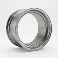 Jantes en acier vierges 15x8 15x10 à déport profond, neuves et brillantes, pour 4x4 tout-terrain et SUV