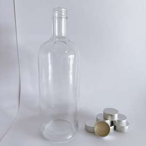 Botellas de vidrio absoluto de <span class=keywords><strong>Vodka</strong></span> de <span class=keywords><strong>1000ml</strong></span> con tapa de plástico - Product Image 5