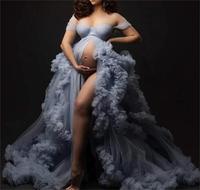 Robe de maternité en dentelle, robes maxi pour femmes, vêtements pour femmes, robe de grossesse pour séance photo, robe moelleuse