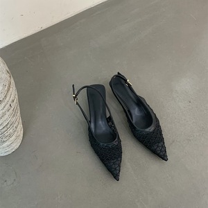 Black Genuine Leather Open Toe High Heel <b>Sandals</b> With <b>Bow</b> And Ankle Strap Fashion Women Shoes Drop Shipping - Product Image 5