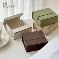 Nouvelle boîte d'emballage pour faux ongles, emballage de bijoux, boîte de rangement, présentoir à ongles portables, insert en papier suspendu, boîte cadeau avec logo
