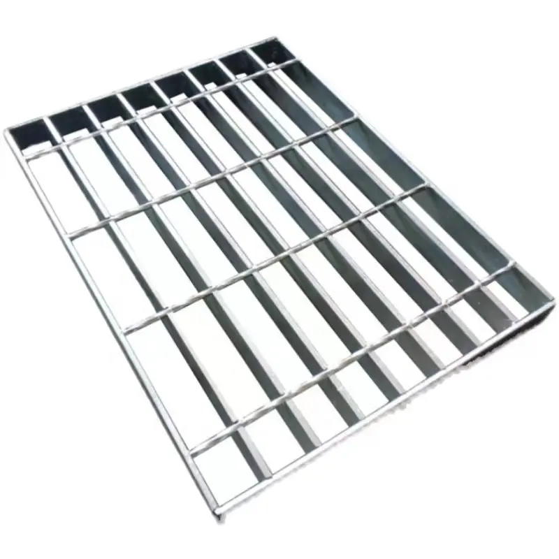 Ağır ekleme 32x5mm galvanizli çelik ızgara çeşitli özellikler drenaj kapak plakası atık su arıtma istasyonu