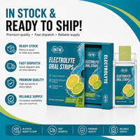 Bandes orales d'électrolytes OKTW saveur citron et citron vert naturelles – Favorise l'équilibre électrolytique – Complément alimentaire quotidien – En stock