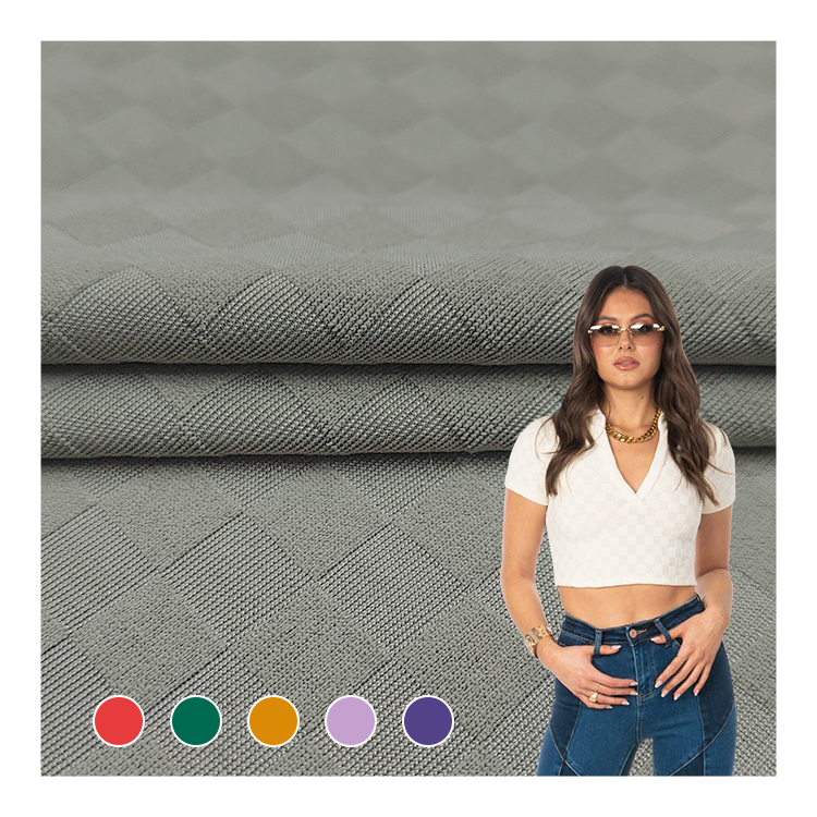 Custom Design Knit Stretch Fabric Rayon