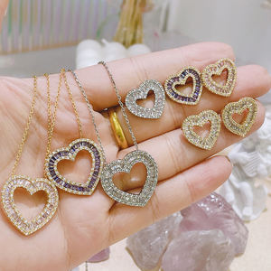 Женское романтическое ожерелье из циркония, с Wedding-N-959 - Product Image 4