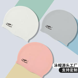 Gorro de Natación de Silicona Qilang, Impermeable, con Protección para los Oídos, Ajuste Cómodo para Mujeres, Hombres, Adultos y Niños, Logotipo Personalizado - Product Image 2