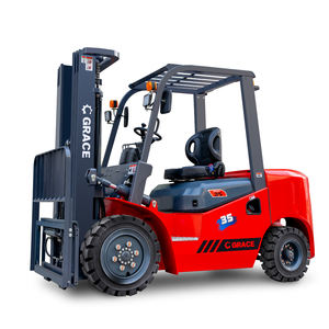 Forklift Diesel Murah 3.5ton 4 Ton 5 Ton Roda Empat Forklift Baru Tinggi Angkat 3000mm-6000mm Truk Forklift - Product Image 5
