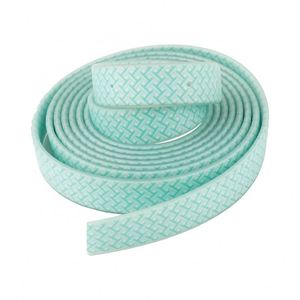 Fashionable Glitter Decorative Strip Customized Eco-Friendly PVC Coated Nylon <b>Webbing</b> Strap for Women's Shoe Upper - Product Image 4