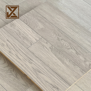 Sang Trọng Không Thấm Nước Hickory Vinyl Tấm Ván Rắn Cứng Sàn Gradient Màu Sắc Thêm Rộng Ván Hickory Thiết Kế Sàn Gỗ - Product Image 4