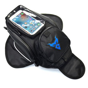 Haute capacité étanche <span class=keywords><strong>moto</strong></span> réservoir sac noir huile carburant réservoir sac Navigation magnétique <span class=keywords><strong>moto</strong></span> selle sac - Product Image 1