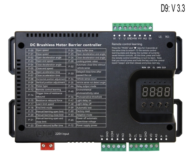 Motor Control Board  PCB BLDC Controller Universal Use Boom Barrier Circuit Board DC24V for Boom Barrier Gate