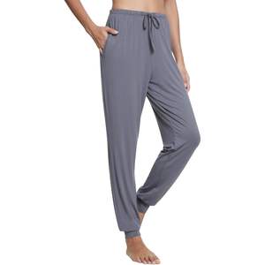 Pantalones de Pijama Personalizados para Mujer, Suaves y Transpirables, de Viscosa de Bambú, Cintura Media con Bolsillos, Tallas S-XL - Product Image 1