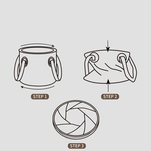 Outdoor camping folding water bucket multi-functional <b>large</b> capacity portable fishing bucket vehicle water <b>storage</b> bucket - Product Image 2