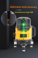 Niveau laser rotatif professionnel sans fil pour extérieur nivel laser verde Horizontal et Vertical 2 lignes Niveau à bulle bon marché