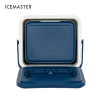Icemaster 5L 12L 24L Logo personnalisé Glacière Camping en plein air Mini Isolé Mini Petite Glacière en plastique