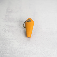 Porte-clés rétro en cuir véritable, cadeaux personnalisés pour motards, porte-clés mini simple, enveloppe de sac pour porte-clés