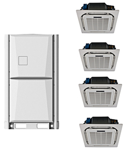 VRF Inversor Tipo R410A <span class=keywords><strong>Cassette</strong></span> Montaje en techo Aire acondicionado central Tipo de conducto Portador Aire acondicionado de múltiples zonas - Product Image 1