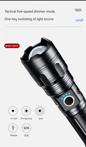 Tactical Flashlight USB C Rechargeable XHP70 XHP50 Led <strong>12000</strong> <strong>Lumens</strong> Waterproof 5 Modes Flashlight Hiking Emergency Flash <strong>Light</strong>