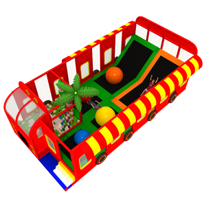 Parc de trampolines intérieur personnalisé 2026, équipement de terrain de jeux commercial, conception de petit parc de trampolines intérieur en forme de voiture - Product Image 2