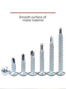 สกรูเจาะด้วยตัวเองเหล็กคาร์บอน/410สแตนเลส ST3.5-ST6.3สกรูหัวฟิลลิปส์สกรูเมตริก - Product Image 4
