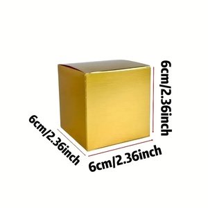 Multi-Size Foldable <strong>Cardboard</strong> Square Gift <strong>Box</strong> for Candy Soap Jewelry Wedding <strong>Decor</strong> Custom Corporate Favor Packaging - Product Image 3