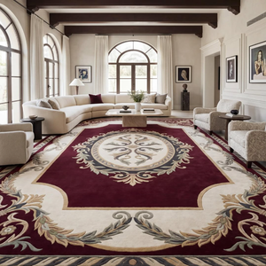 <span class=keywords><strong>Tappeto</strong></span> Artigianale di Lusso in <span class=keywords><strong>Lana</strong></span> Naturale <span class=keywords><strong>Intrecciata</strong></span> a Mano e Seta Cinese, Personalizzabile in Dimensioni e Colore, per Soggiorno e Camera da Letto - Product Image 4