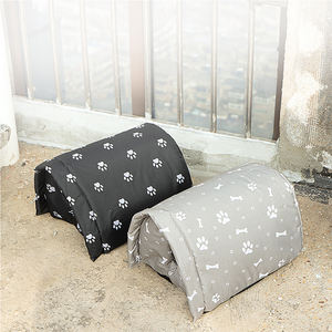 ผ้า Oxford แบบพกพากันน้ําสัตว์เลี้ยงสุนัขกลางแจ้งสัตว์เลี้ยงสุนัขฤดูหนาวที่อบอุ่นล้อมรอบบ้านแมวพร้อมหลังคา - Product Image 1