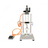 Machine de capsulage semi-automatique à tête unique HYYG-20 pour bouteilles en métal/plastique/verre, usage alimentaire et boisson, 1000-2000 BPH