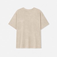 T-shirt vierge de luxe 235 GSM avec impression de logo personnalisé, coupe minimaliste moderne, 100 % coton filé à l'anneau, équivalent mode haut de gamme