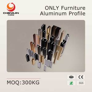 Profilo <span class=keywords><strong>in</strong></span> <span class=keywords><strong>Alluminio</strong></span> OEM 6063 T5 per Mobili, Dimensioni Personalizzate, Anodizzato per Armadi da Cucina - Product Image 6