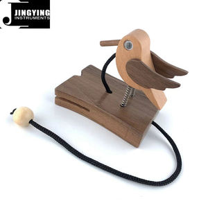 2025 Jingying Orff เครื่องดนตรีท่อเสียงนกหัวขวานการจำลองของนกกาเหว่าก่อนการศึกษาเชือกดึงของเล่นร้องเพลงนก - Product Image 4