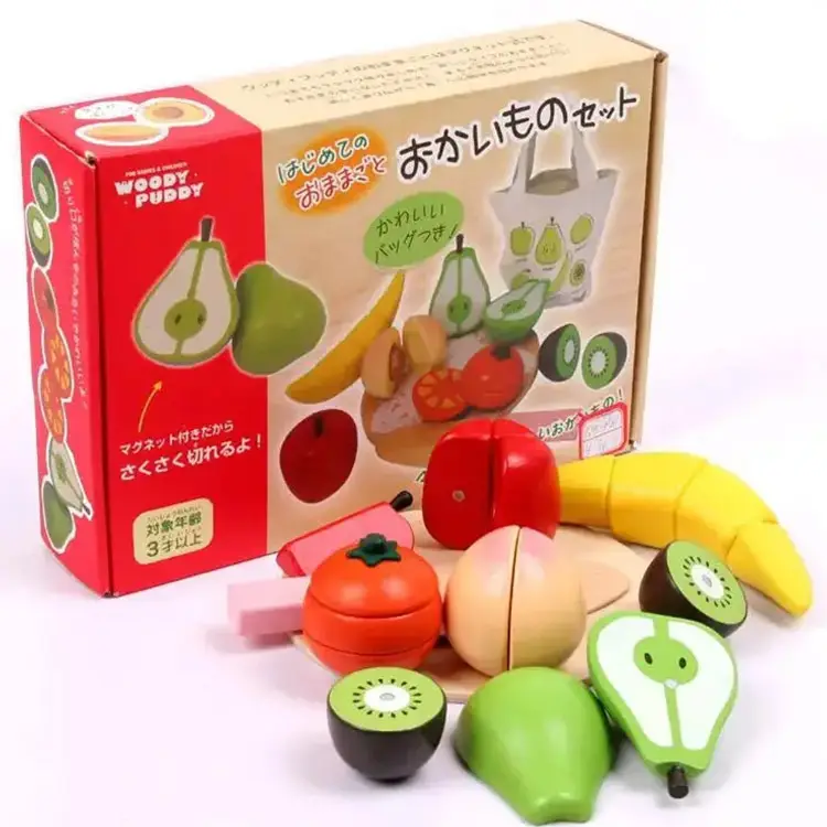 Preschool Toys Vegetables Cutting Play House Education Kitchen Toy Set Kid Fruit Toy