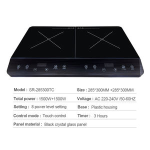 Cocina de Inducción Eléctrica Prestige de 1500W+1500W con Control Táctil y Voltaje de 220-240V, Suministro de Fábrica - Product Image 3