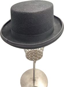 Cylindre classique élégant 100% laine feutre chapeau haut de forme Style victorien fait <span class=keywords><strong>chapelier</strong></span> grand messieurs chapeaux de <span class=keywords><strong>luxe</strong></span> formels pour hommes - Product Image 6