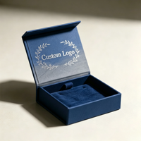 Boîte à bijoux magnétique la plus récente, boîte cadeau de luxe avec logo personnalisé, finition de luxe, revêtement UV, laminage mat, boîte en papier d'emballage