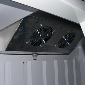 Congelador de pared fría de <span class=keywords><strong>1</strong></span> puerta con enfriamiento directo para bloques de hielo, para exteriores, para gasolineras, con puerta inclinada, de fabricante - Product Image 4