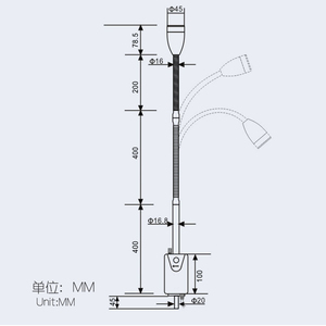 Chenwei Iluminación multiángulo Bombilla LED <span class=keywords><strong>de</strong></span> 3W <span class=keywords><strong>Luz</strong></span> <span class=keywords><strong>de</strong></span> examen médico económica para clínica oftálmica y belleza - Product Image 3