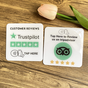 13,56 MHz NFC Tap Card Google Trustpilot Tripadvisor Review Plate Sticker Instagram <span class=keywords><strong>Facebook</strong></span> TK Snapchat NFC Social Media Sticky - Product Image 6
