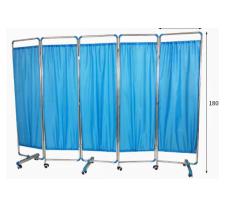 Hochey Medical Stainless Steel Fold Screen Medical Bed Room Divider <strong>Partition</strong> Screen Hospital Clinic Divider Screen - Product Image 4