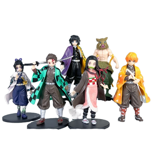 Statuette di <span class=keywords><strong>Anime</strong></span> Giapponesi in 21 Stili, Modellini di <span class=keywords><strong>Kamado</strong></span> <span class=keywords><strong>Nezuko</strong></span> e Tanjirou, Action Figure - Product Image 1