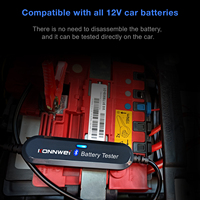 Probador de batería de coche profesional KONNWEI Bluetooth 5,2, Analizador de batería de 6V 12V para vehículos 10-2000CCA 5-220AH