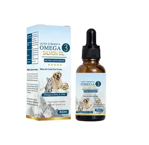 Pure Wild Salmon Oil for Dogs & Cats Supports Joint Function Immune & Heart Health Omega 3 Liquid Food Supplement for Pets 100ml