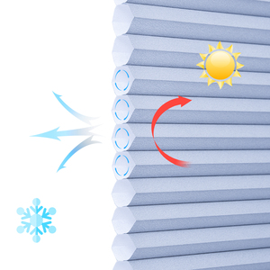 Tổ ong Skylight Rèm cơ giới tổ ong rèm vải ngoài trời điện màn tổ ong Rèm cho trang trí nội thất - Product Image 5