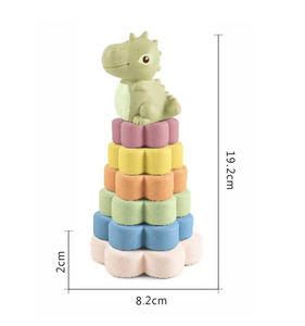 Dinosaure <span class=keywords><strong>licorne</strong></span> prune en PVC émettant <span class=keywords><strong>de</strong></span> la lumière à prix compétitif cercle d'empilage bébé été jouet eau flottant unisexe - Product Image 3