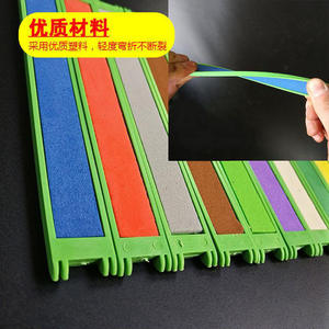 ที่ม้วนสายพลาสติกแบบเรียบง่าย แผ่นม้วนสีสันสดใส ความยาว 15.8 ซม. กาวสองหน้า คลิปหนีบอุปกรณ์ตกปลา สำหรับคันเบ็ด - Product Image 2